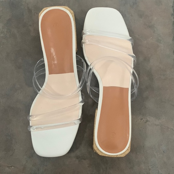 Shoes - Women’s Low Block Heeled Sandals